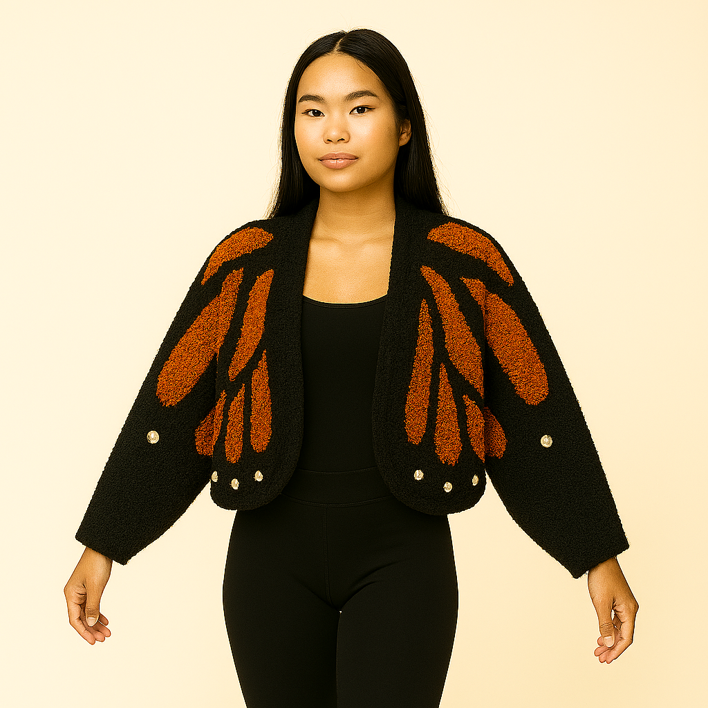 Monarch Butterfly Cardigan Crochet Pattern Bundle (3 Designs) 🦋