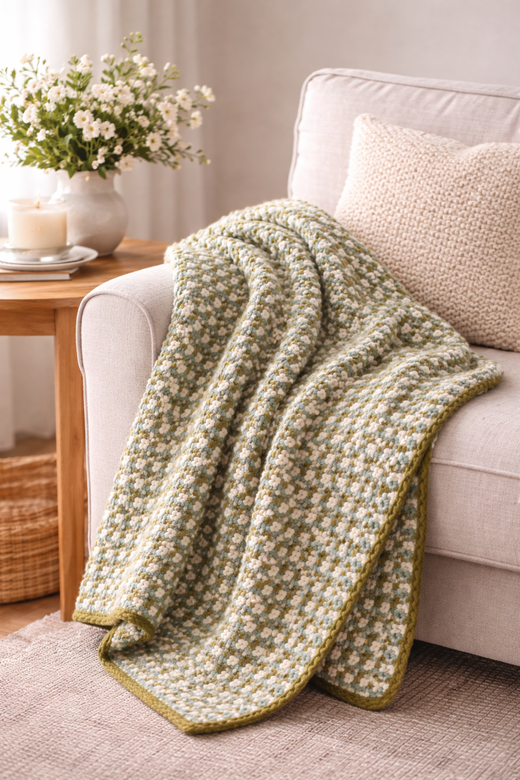 The Chunky Moss Throw