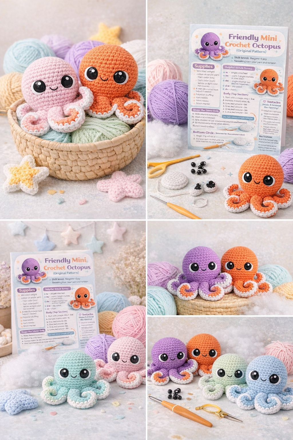 Anchor The Octopus Crochet Pattern Bundle