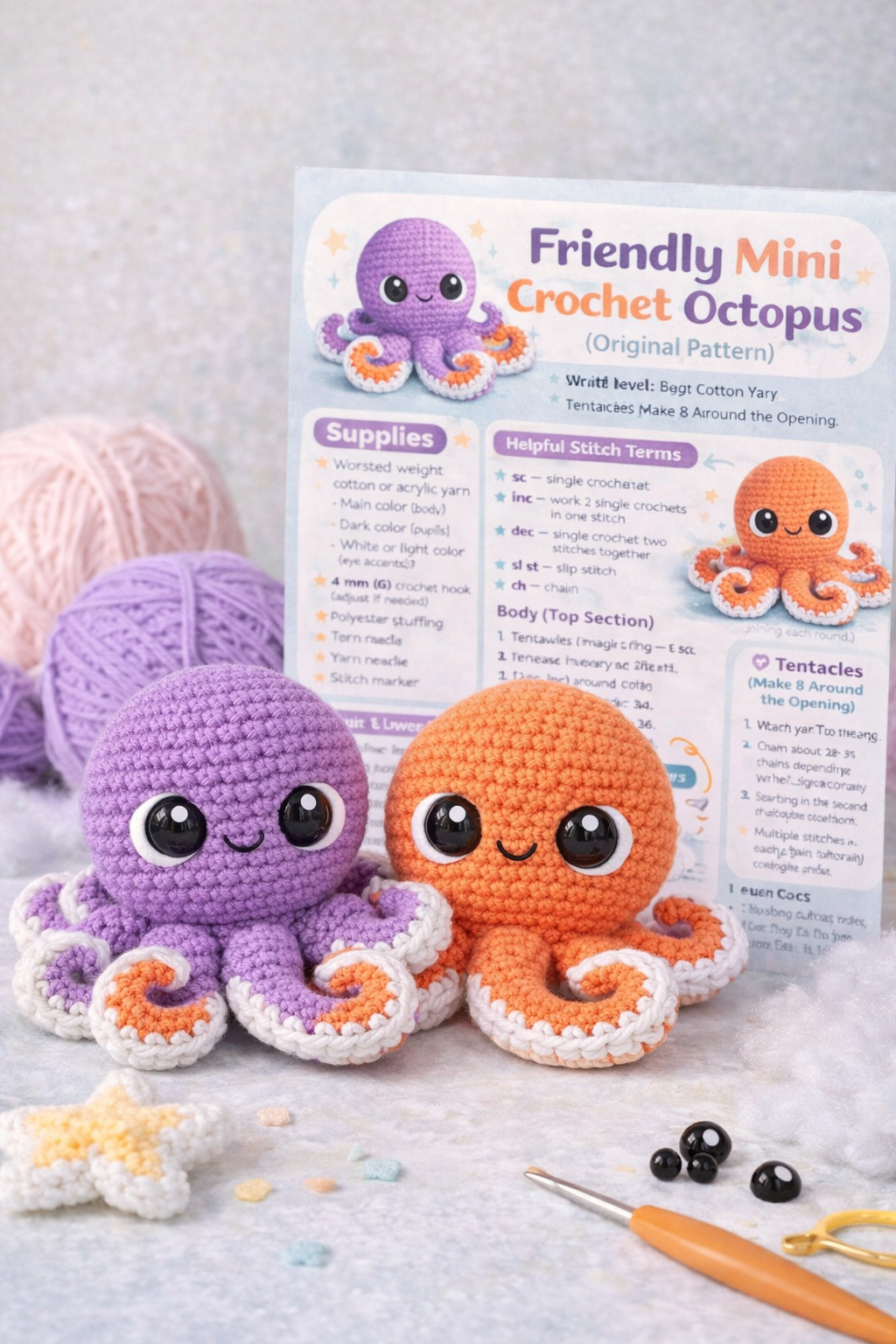 Anchor The Octopus Crochet Pattern Bundle