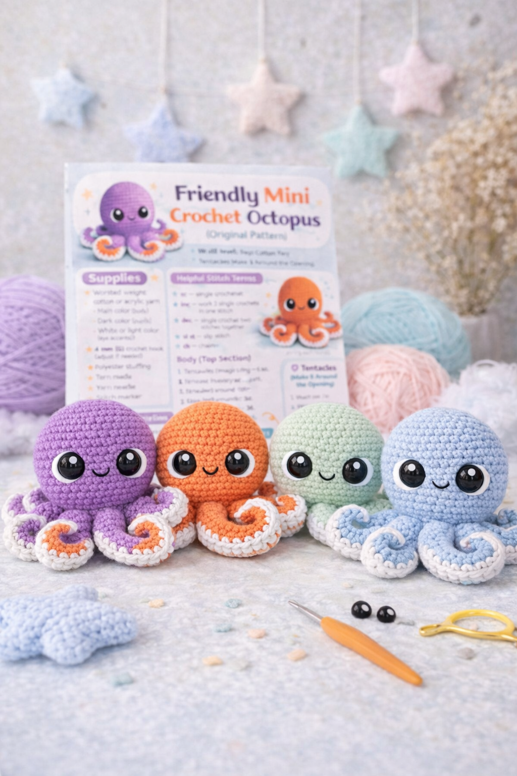 Anchor The Octopus Crochet Pattern Bundle
